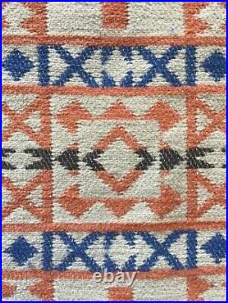 Vintage Esmond Mills Native American Beacon Style Cotton Indian Camp Blanket