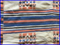 Vintage Esmond Mills Native American Beacon Style Cotton Indian Camp Blanket