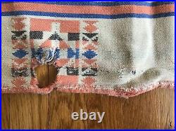 Vintage Esmond Mills Native American Beacon Style Cotton Indian Camp Blanket