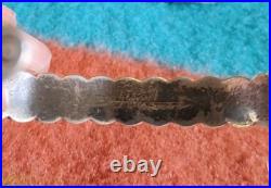 Vintage Fred Harvey-Turquoise Sterling Silver Bracelet-Navajo style circa 1930s