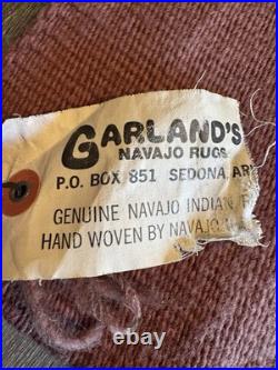 Vintage Hand Woven Navajo Run Featuring Yei Figures(see Details In Description)