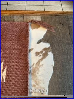 Vintage Hand Woven Navajo Run Featuring Yei Figures(see Details In Description)