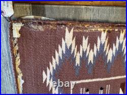Vintage Hand Woven Navajo Run Featuring Yei Figures(see Details In Description)