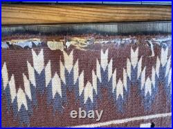 Vintage Hand Woven Navajo Run Featuring Yei Figures(see Details In Description)