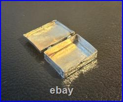 Vintage Handmade Navajo Native American Sterling Silver Pill Trinket Box