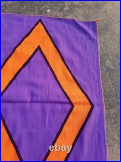 Vintage Handwoven Beautiful Mexican Native American Rug Carpet 48.8x32.2 In