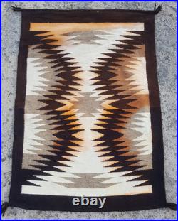 Vintage Handwoven Beautiful Mexican wool Native American Rug Carpet 39.3x27.1 cm
