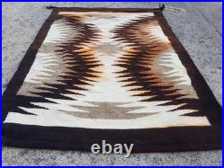 Vintage Handwoven Beautiful Mexican wool Native American Rug Carpet 39.3x27.1 cm