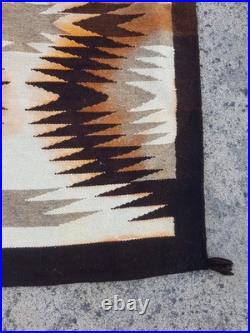 Vintage Handwoven Beautiful Mexican wool Native American Rug Carpet 39.3x27.1 cm