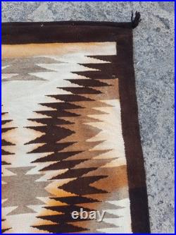 Vintage Handwoven Beautiful Mexican wool Native American Rug Carpet 39.3x27.1 cm