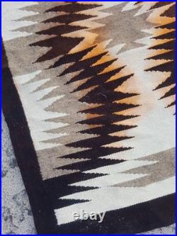 Vintage Handwoven Beautiful Mexican wool Native American Rug Carpet 39.3x27.1 cm