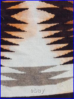 Vintage Handwoven Beautiful Mexican wool Native American Rug Carpet 39.3x27.1 cm