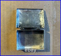 Vintage Hopi Sterling Silver Pill Box with Overlay Native American Handmade