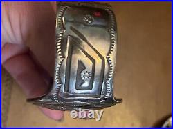 Vintage Hopi native american cuff bracelet