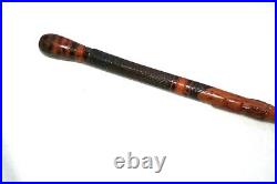 Vintage Indian Cane Checked Native American Walking Stick Antique Folk Art Rare