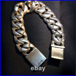 Vintage Indian Navajo Indigenous Handmade Antique Collection Silver Bracelet 850