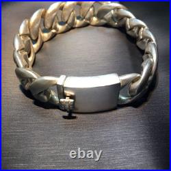 Vintage Indian Navajo Indigenous Handmade Antique Collection Silver Bracelet 850