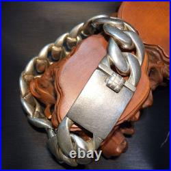 Vintage Indian Navajo Indigenous Handmade Antique Collection Silver Bracelet 850