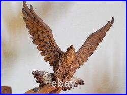 Vintage Kachina RARE 2001 LAWRENCE JACQUEZ 24 Carving, Navajo, Eagle, Yei