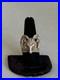 Vintage Large Navajo Sterling Silver Ram Ring. Size 9