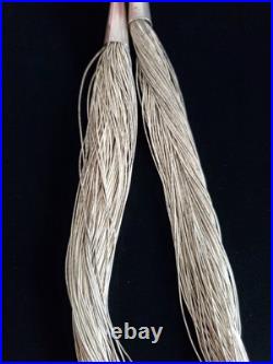 Vintage Liquid Silver Necklace 100 Strands 111.4g! Heishi Native American 925