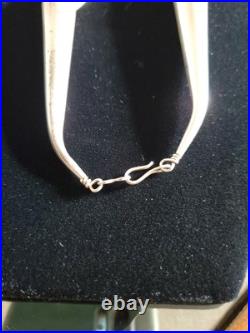 Vintage Liquid Silver Necklace 100 Strands 111.4g! Heishi Native American 925