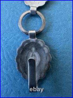 Vintage NATIVE AMERICAN Navajo Handmade Nickel Silver Concho Belt Size 30