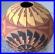 Vintage NM Acoma Pueblo Pottery Incised Vase, Artisan Cultural Decor Gifts