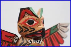 Vintage Nancy Williams 12 Totem Pole Signed Northwest Coast Native American