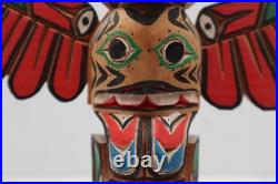 Vintage Nancy Williams 12 Totem Pole Signed Northwest Coast Native American