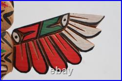 Vintage Nancy Williams 12 Totem Pole Signed Northwest Coast Native American