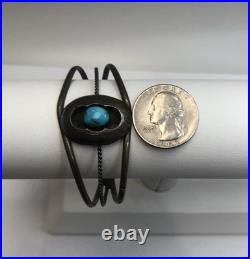 Vintage Native American 925 Sterling Silver Cuff Bracelet