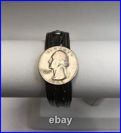 Vintage Native American 925 Sterling Silver Cuff Bracelet