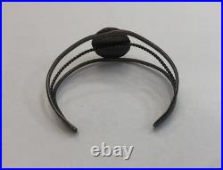 Vintage Native American 925 Sterling Silver Cuff Bracelet