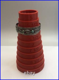 Vintage Native American 925 Sterling Silver Cuff Bracelet