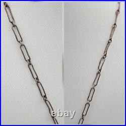 Vintage Native American 925 Sterling Silver Turquoise & Coral Lavalier Necklace