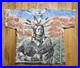 Vintage Native American All Over Print T Shirt Men's XL Multicolor AOP 90's