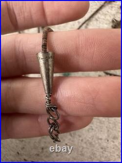 Vintage Native American Animal Zoo Carved Stone Fetish Necklace