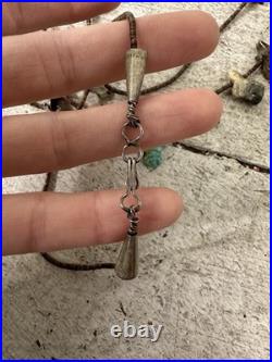 Vintage Native American Animal Zoo Carved Stone Fetish Necklace
