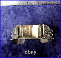 Vintage Native American Bell Trading Post Watch Cuff Very Nice