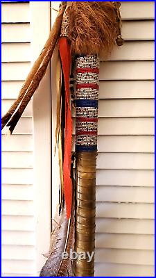 Vintage Native American Buffalo Lance / Spear