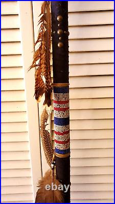 Vintage Native American Buffalo Lance / Spear