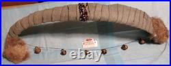 Vintage Native American Buffalo Rib Bone Ceremonial Dance Bow. One Of Kind