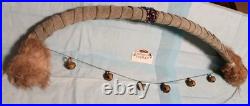 Vintage Native American Buffalo Rib Bone Ceremonial Dance Bow. One Of Kind