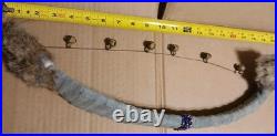 Vintage Native American Buffalo Rib Bone Ceremonial Dance Bow. One Of Kind