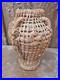 Vintage Native American Coil Reed basket Vase Jug Four Handles Must See 13