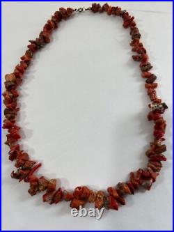 Vintage Native American Coral Necklace