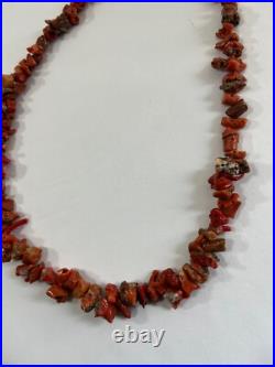 Vintage Native American Coral Necklace