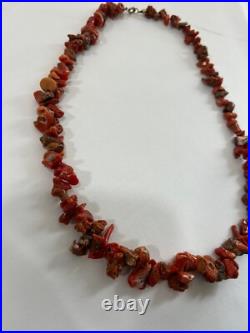 Vintage Native American Coral Necklace