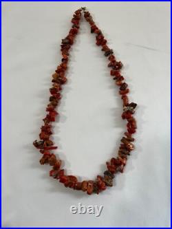 Vintage Native American Coral Necklace
